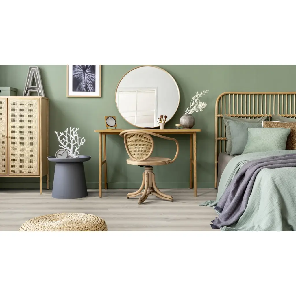 Panele winylowe ze zintegrowanym podkładem SPC Limousin Oak Grege 280006006 Klasa 33 5.5 mm, Panele winylowe, Elegance Rigid 55, Tarkett