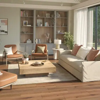 Panele winylowe ze zintegrowanym podkładem SPC Delicate Oak Brown 280007016 Klasa 33 5.5 mm