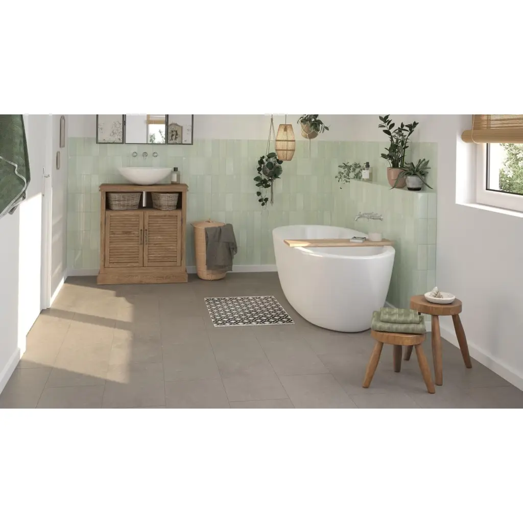 Panele winylowe ze zintegrowanym podkładem SPC Polished Concrete Indium 280008019 Klasa 33 5.5 mm, Panele winylowe, Elegance Rigid 55, Tarkett