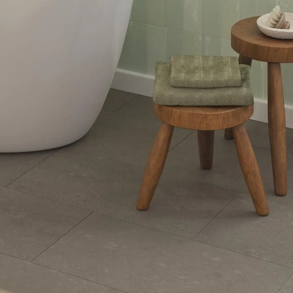 Panele winylowe ze zintegrowanym podkładem SPC Polished Concrete Indium 280008019 Klasa 33 5.5 mm, Panele winylowe, Elegance Rigid 55, Tarkett