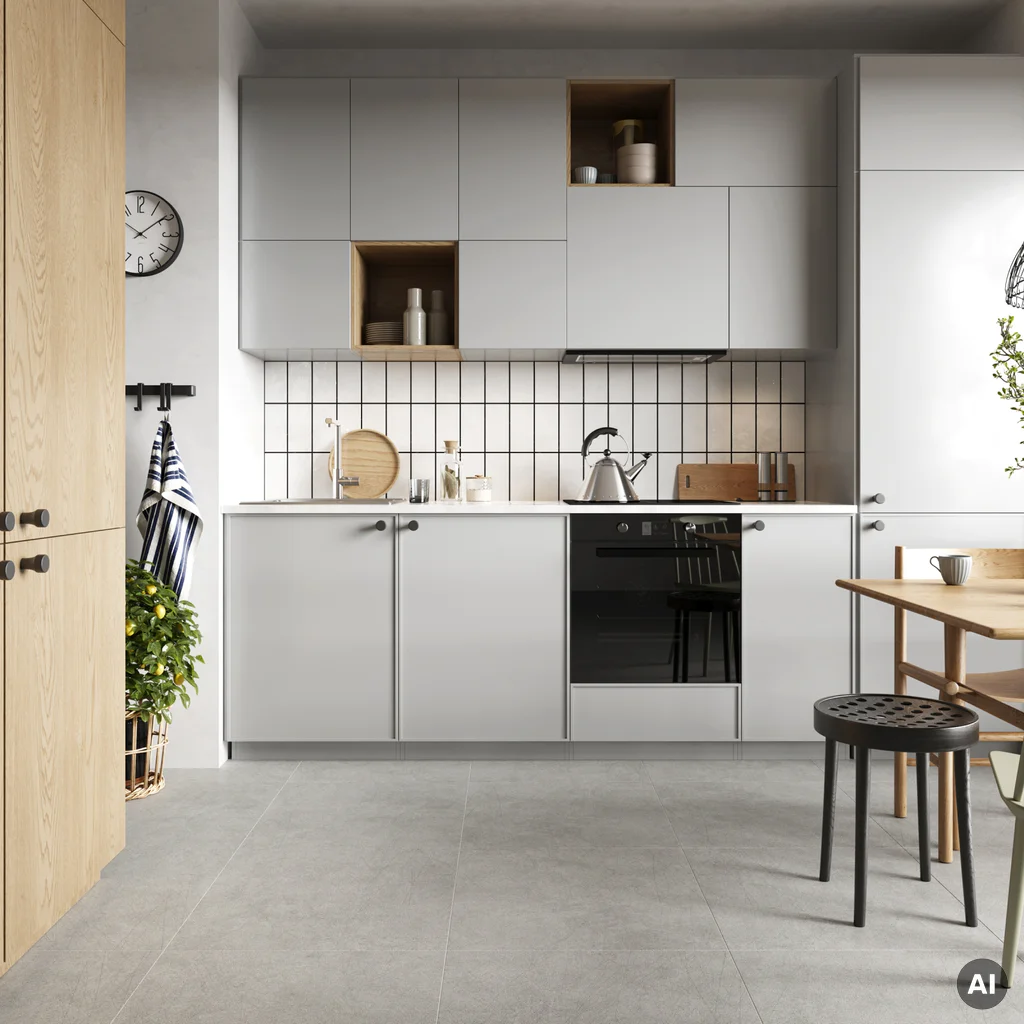 Panele winylowe SPC Concrete Light 5 mm Klasa 33, 6067230, Panele winylowe, Vilo SPC Floor, Vilo
