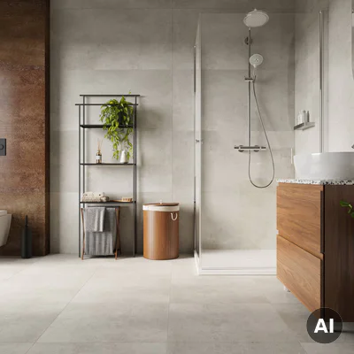 Panele winylowe SPC Concrete Dust 60x60 Beton Matowy 6067231 Klasa 33 5 mm