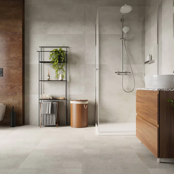 Panele winylowe SPC Concrete Dust Szary 5 mm Klasa 33, 60672