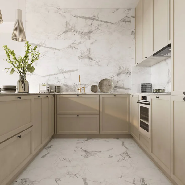 Panele winylowe SPC Calacatta Snow Jasny 5 mm Klasa 33, 6067