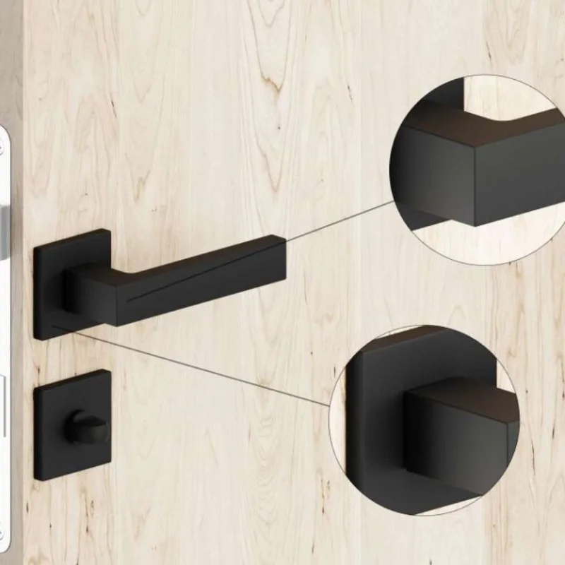 Rozeta kwadratowa BELLA QR56 do WC CZARNY , N656345 - 3