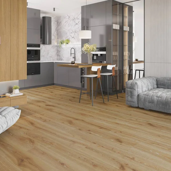 Panele winylowe SPC z podkładem Dąb Pustynny Naturalny 6 m