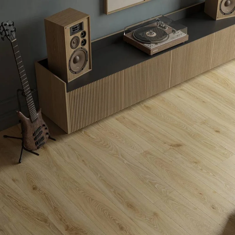 Panele winylowe ze zintegrowanym podkładem SPC Dąb Cynamon