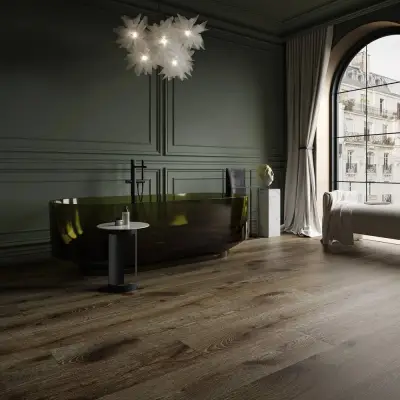 Panele winylowe ze zintegrowanym podkładem SPC Dąb Kawowy DP5000012  Klasa 34 6 mm, SW4IMO-HKXPX-DP5XXX-ECOCF