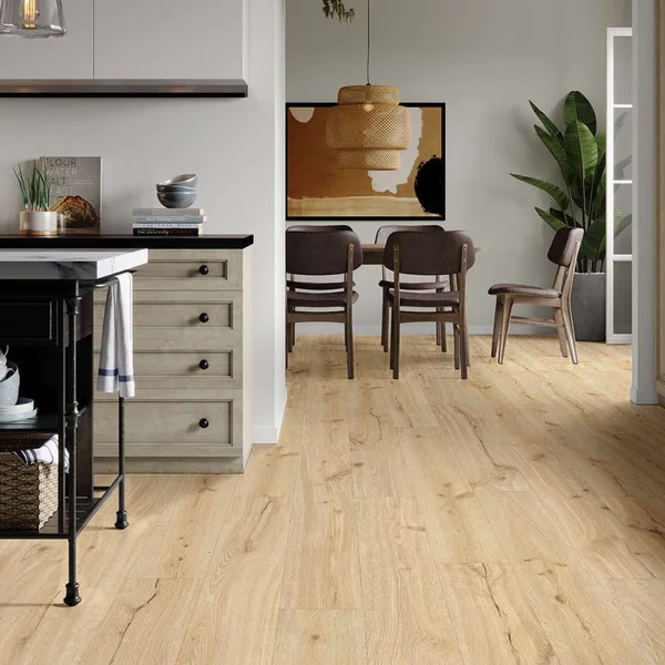 Panele winylowe SPC z podkładem Dąb Piaskowy Naturalny 6 m