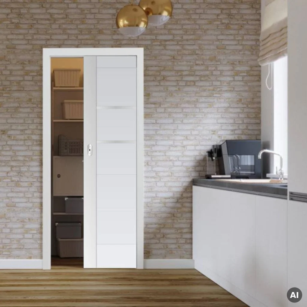 Drzwi przesuwne Verte Home G.2 80cm, SPAHG20S08DBI0A50KA300, Drzwi wewnętrzne, System przesuwny, PORTA