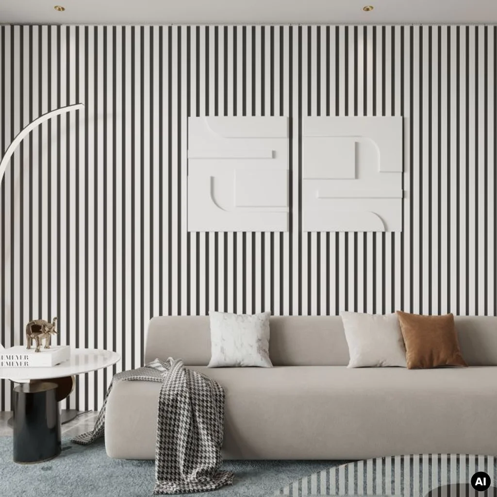 Lamele Akustyczne Matt Soft Touch White L 734, 120043846, Lamele, Lamele akustyczne MDF, AGT