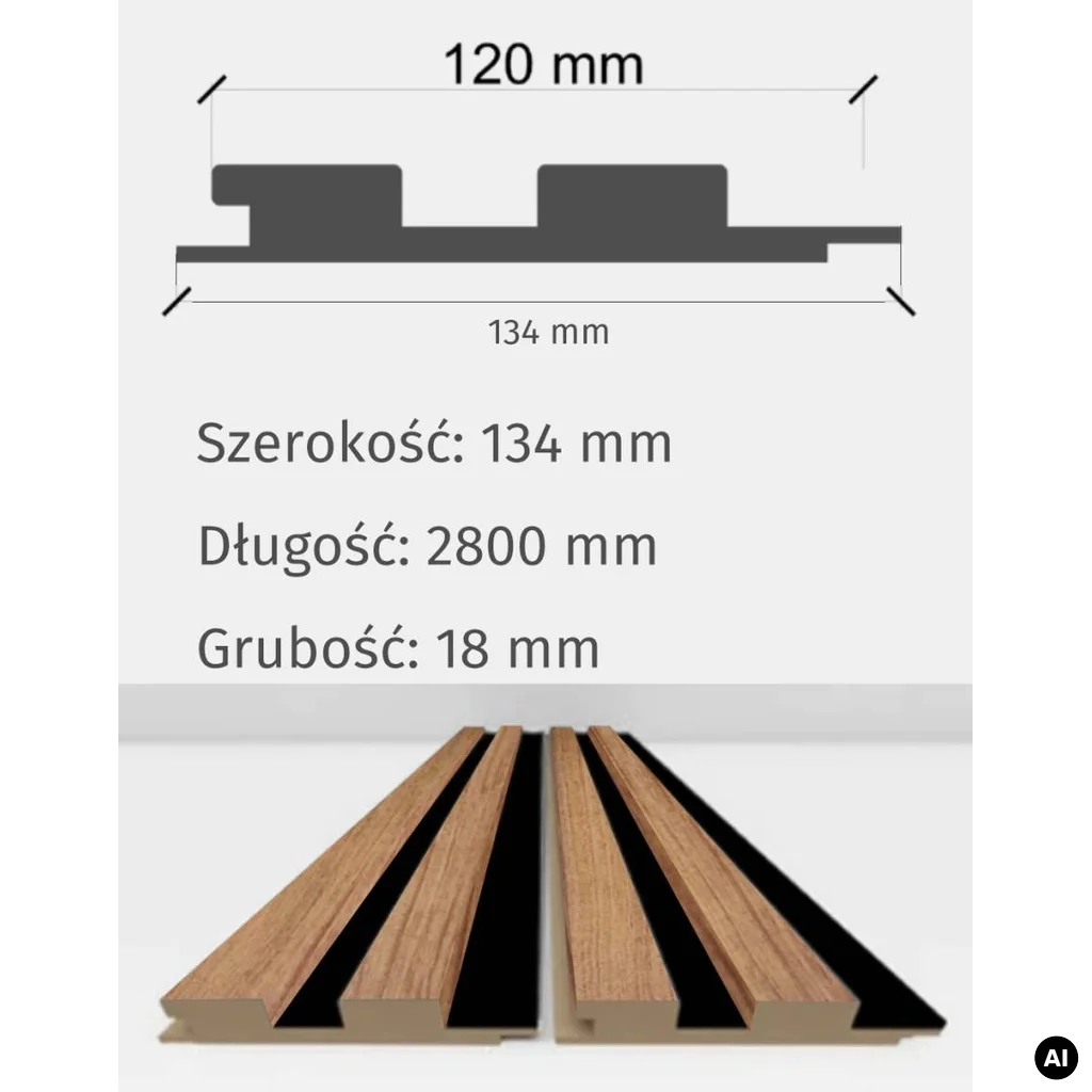 Lamele akustyczne Matt Soft Touch New Grey L729, 120044191, Lamele, Lamele akustyczne MDF, AGT