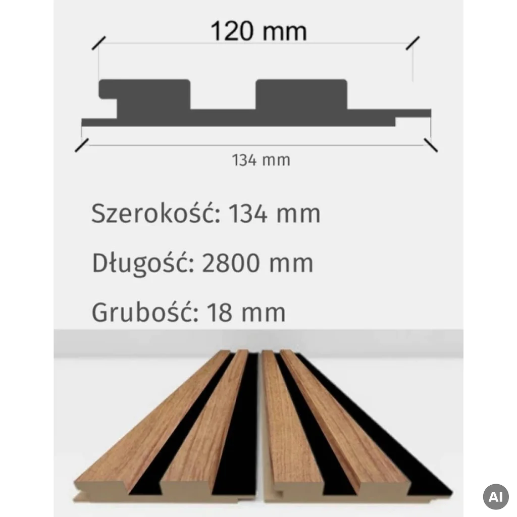 Lamele Akustyczne Supramat Sahara Cream 3019, 120047711, Lamele, Lamele akustyczne MDF, AGT