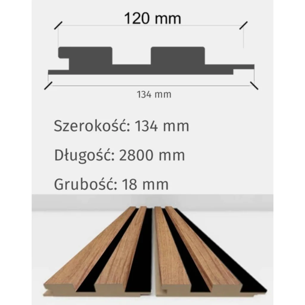Lamele Akustyczne Supramat Glamorous Pasific L 3029, 120046848, Lamele, Lamele akustyczne MDF, AGT