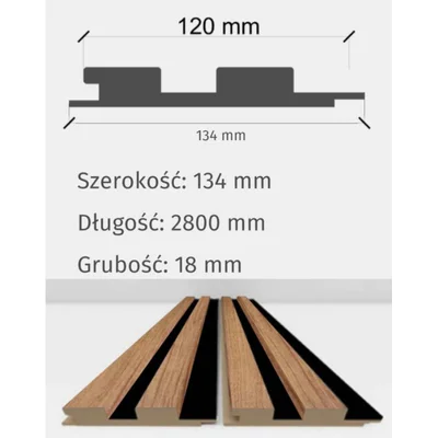 Lamele Akustyczne Supramat Glamorous Pasific L 3029, 120046848
