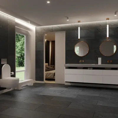 Panele winylowe Negrar off black 57614  Klasa 34 3 mm