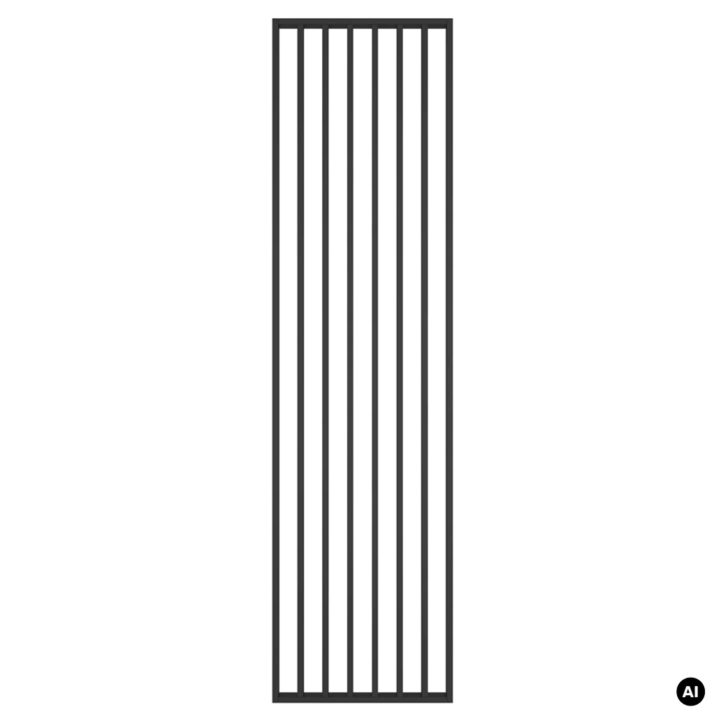 Lamele Ścianka lamelowa Woodwall Czarna, 33610329003, Marbet Design