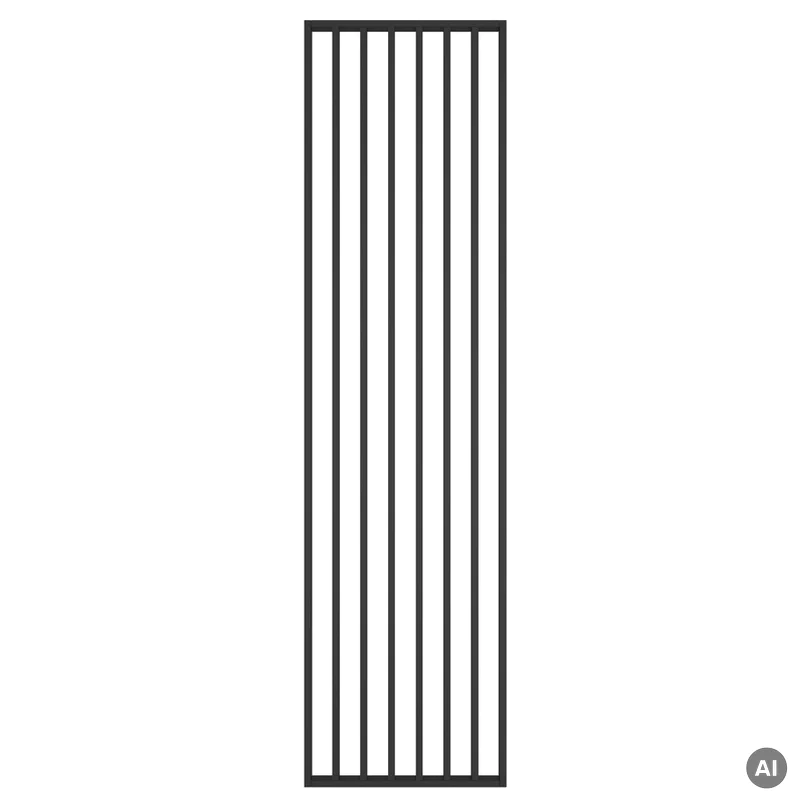 Lamele Ścianka lamelowa Woodwall Czarna, 33610329003