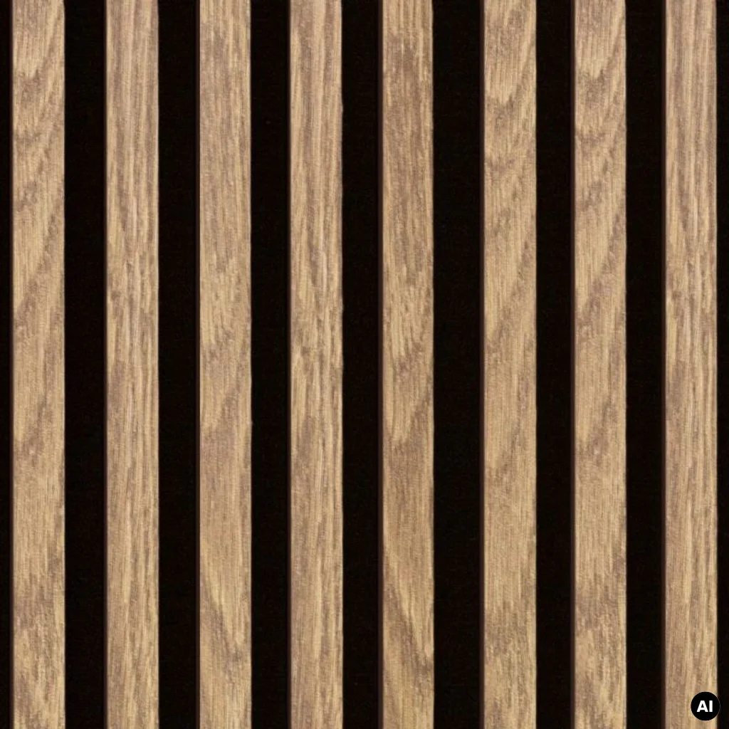 Lamele Panel lamelowy na filcu dąb jasny 2700 x 308 mm, 53615641103, Marbet Design