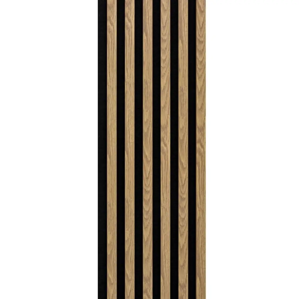 Lamele Panel lamelowy na filcu dąb jasny 2700 x 308 mm, 53615641103, Lamele, Woodline, Marbet Design