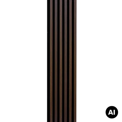 Lamele Panele lamelowe na filcu dąb ciemny 2700 x 308 mm, 53615641104