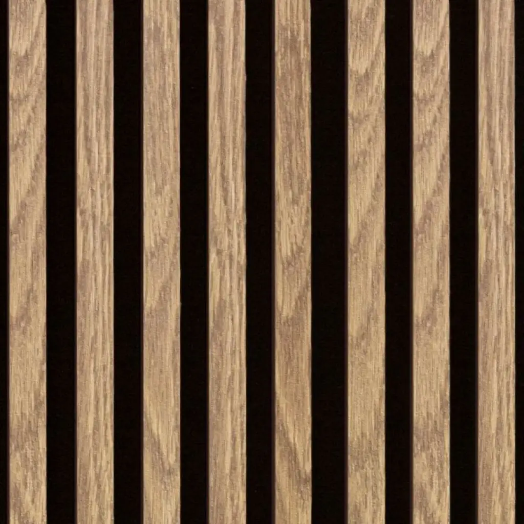 Lamele Panel lamelowy na filcu dąb jasny 2700 x 408 mm, 53615642103, Lamele, Woodline, Marbet Design