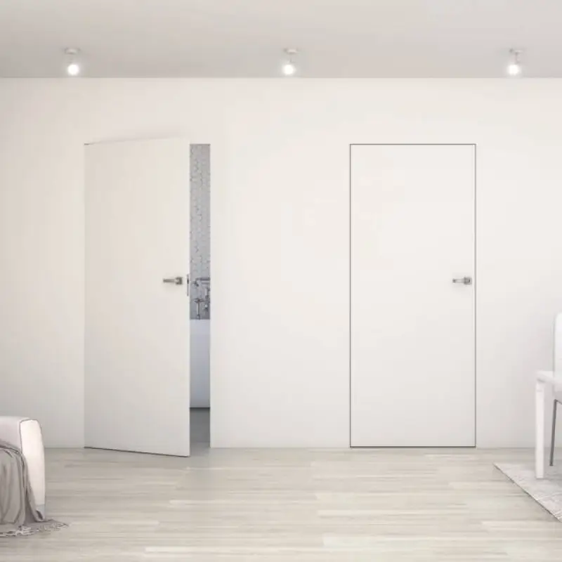 Ościeżnica aluminiowa Biała Sara Eco 2 przylgowa Lewa 60