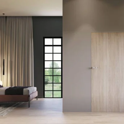 Ościeżnica aluminiowa Biała Sara Eco 2 odwrotna przylga Lewa 90 3z, 5901316110702