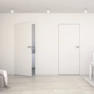 Ościeżnica aluminiowa Biała Sara Eco 2 odwrotna przylga Lewa 70 3z, 5901316110542