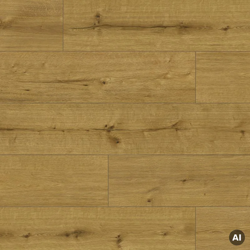 Panele winylowe ze zintegrowanym podkładem Pure Mid Brown K