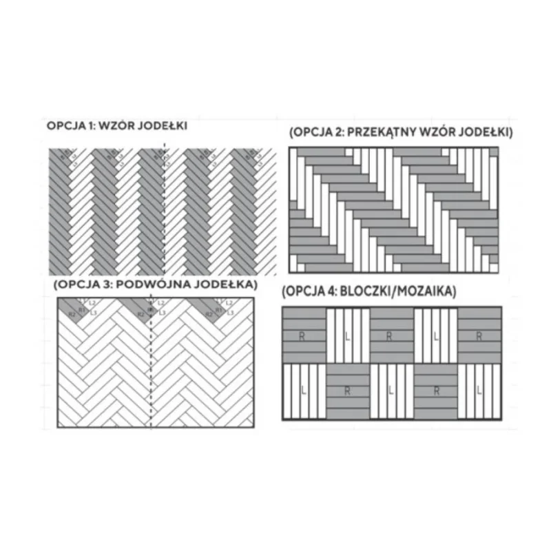 Panele winylowe Jodełka Honey DOU HB DB-602 Klasa 33 2.5 mm