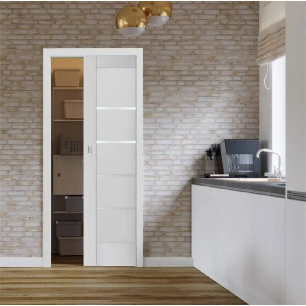 Drzwi przesuwne Verte Home G.4 80cm, SPAHG40S08DBI0AS0KA300, Drzwi wewnętrzne, System przesuwny, PORTA