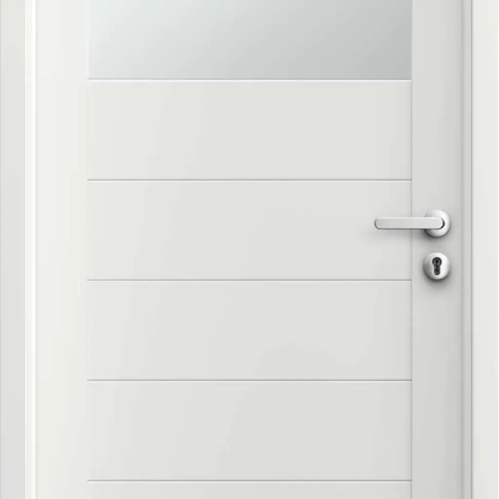 Komplet Drzwi + Ościeżnica Regulowana Porta Trim Lite B.2 Lewe 80 Przylgowe WC z podcięciem wentylacyjnym, SPXTB20L08DBIWSB3KA300, Drzwi wewnętrzne, Trim Lite, PORTA