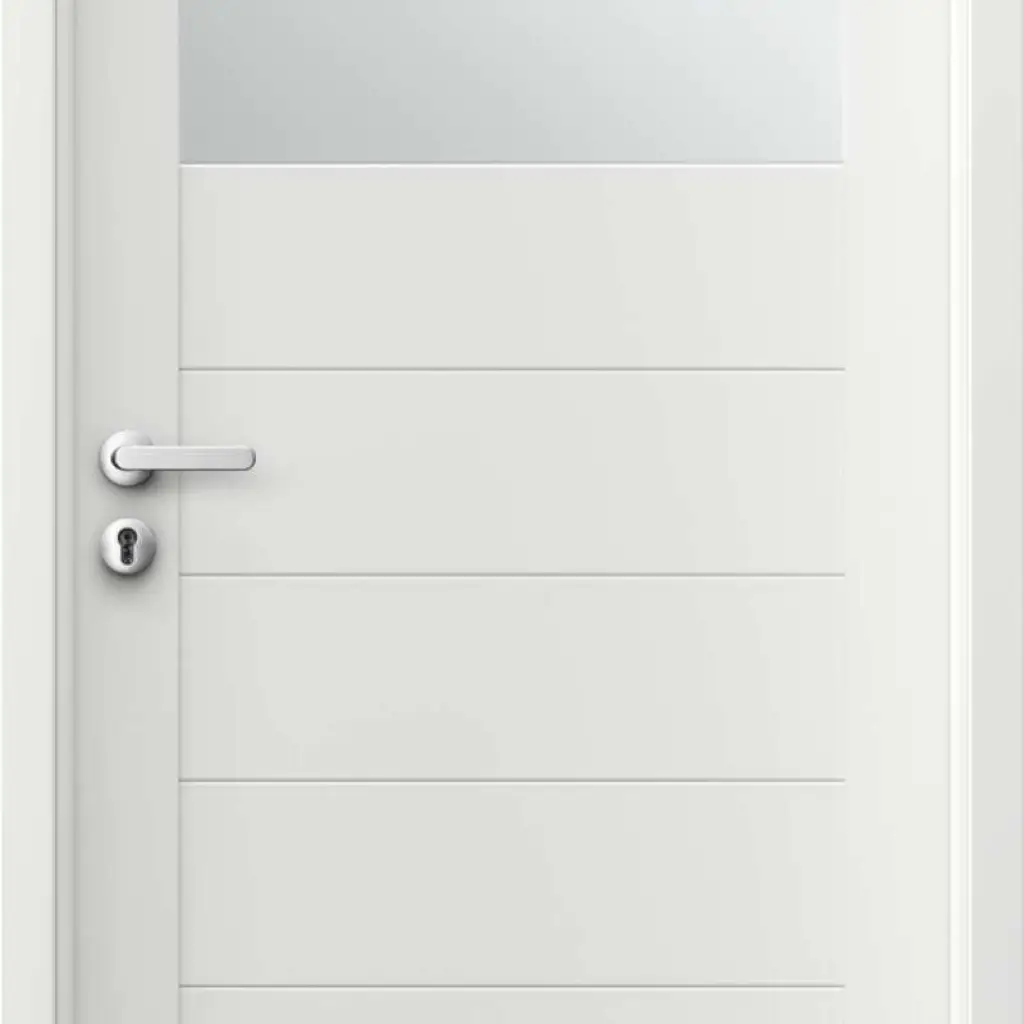 Komplet Drzwi + Ościeżnica Regulowana Porta Trim Lite B.2 Prawe 80 Przylgowe WC z podcięciem wentylacyjnym, SPXTB20P08DBIWSB3KA300, Drzwi wewnętrzne, Trim Lite, PORTA