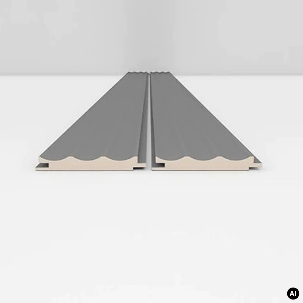 Lamele Matt Soft Touch Storm Grey U 726 Wave, 120037505, Lamele, Lamele kolorowe, AGT