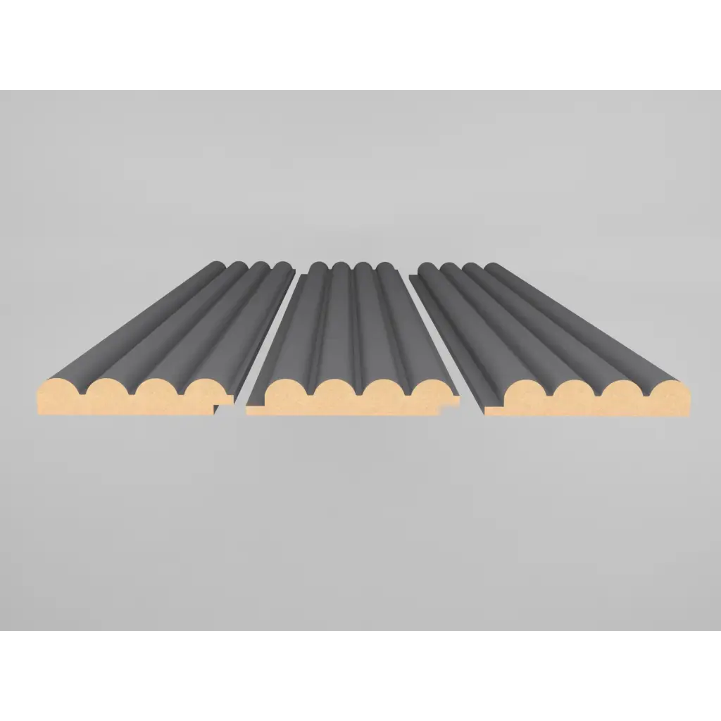 Listwa startowa Matt Soft Touch Relax Green 735 Lewa Oval, 120043136, Listwa startowa, Lamele MDF AGT Akcesoria, AGT