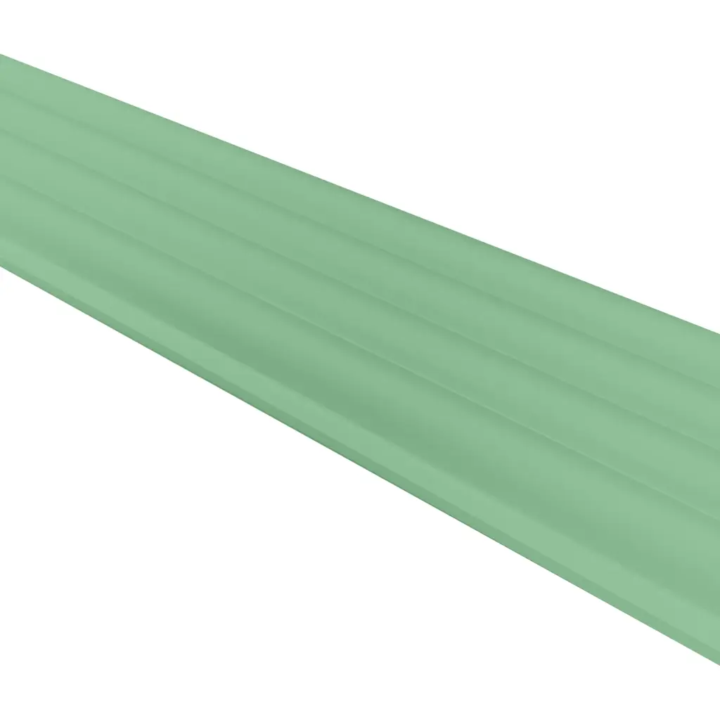 Listwa zakończeniowa Matt Soft Touch Relax Green 735 Prawa Oval, 120043128, Listwa zakończeniowa, Lamele MDF AGT Akcesoria, AGT