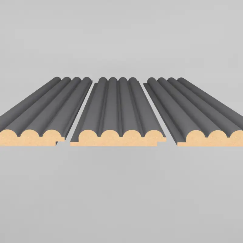 Listwa zakończeniowa Matt Soft Touch Relax Green 735 Prawa 