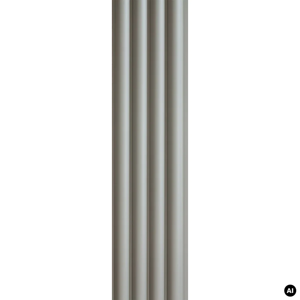 Lamele Matt Soft Touch Stone Grey O 728 Oval, 120042297, Lamele, Lamele kolorowe, AGT