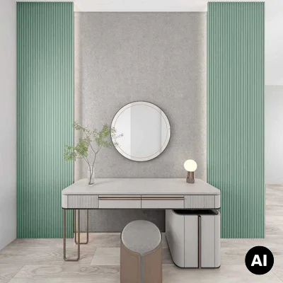 Lamele kolorowe Matt Soft Touch Relax Green O 735 Oval, 120042200