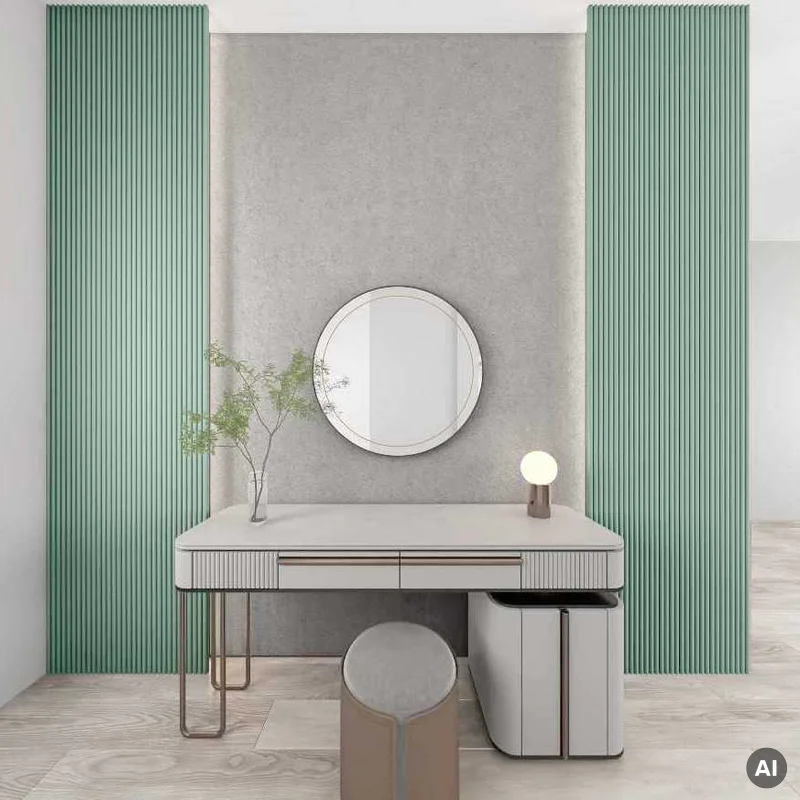 Lamele kolorowe Matt Soft Touch Relax Green O 735 Oval, 1200