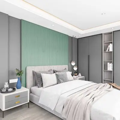 Lamele kolorowe Matt Soft Touch Relax Green O 735 Oval, 120042200