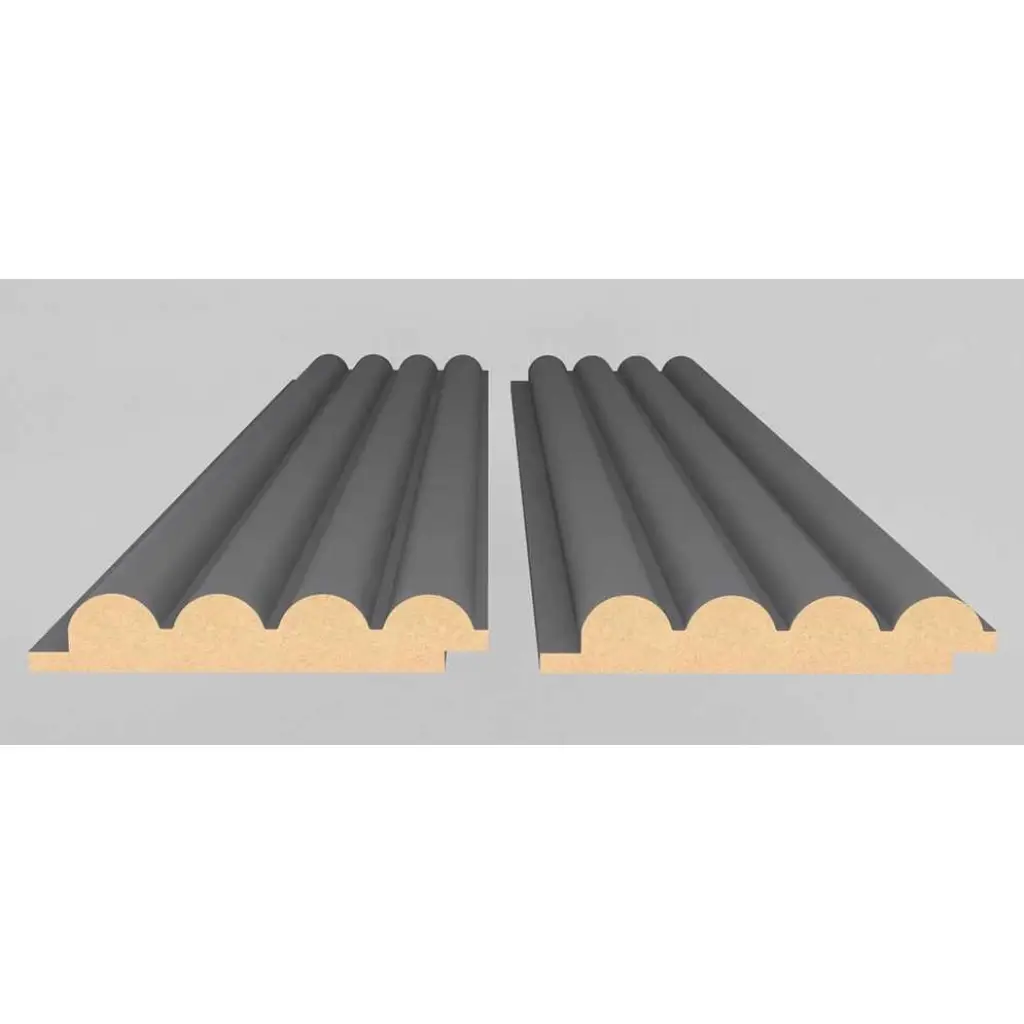 Lamele kolorowe Matt Soft Touch Relax Green O 735 Oval, 120042200, Lamele, Lamele kolorowe, AGT