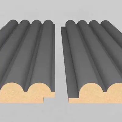 Lamele kolorowe Matt Soft Touch Relax Green O 735 Oval, 120042200