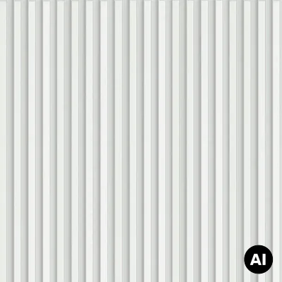 Lamele wodoodporne Białe S, Y00010