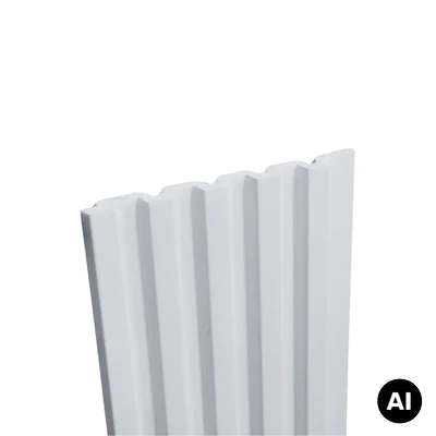 Lamele wodoodporne Białe S, Y00010
