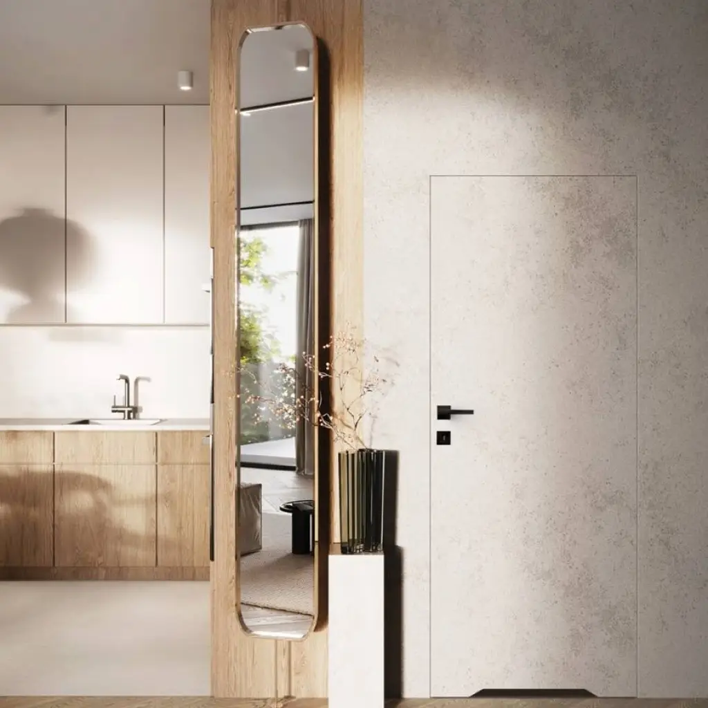 Drzwi ukryte Porta HIDE WC Bezprzylgowe (otwierane na zewnątrz) Prawe 70cm płyta, SPA1110P07LBPWAYV0O000, Drzwi wewnętrzne, Porta HIDE 1.1, PORTA