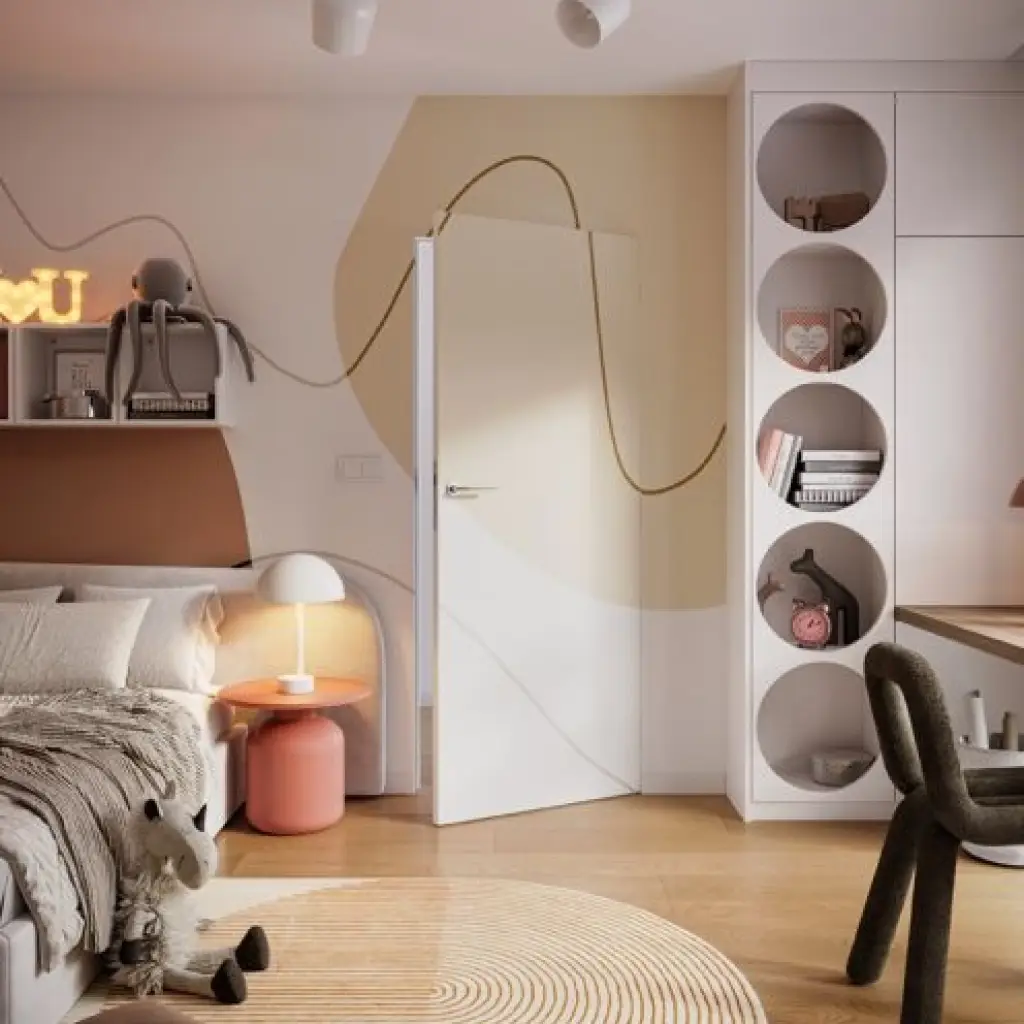 Drzwi ukryte Porta HIDE Bezprzylgowe (otwierane na zewnątrz) Prawe 80cm plaster miodu, SPA1110P08LBP0A7U0H000, Drzwi wewnętrzne, Porta HIDE, PORTA