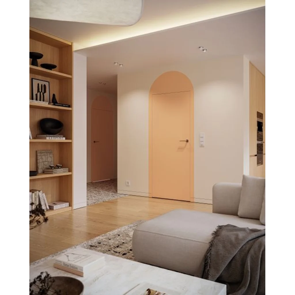 Drzwi ukryte Porta Hide Odwrotna przylga (otwierane do wewnątrz) Prawe 70cm plaster miodu, SPP1110P07LBP0A7U0H000, Drzwi wewnętrzne, PORTA HIDE, PORTA