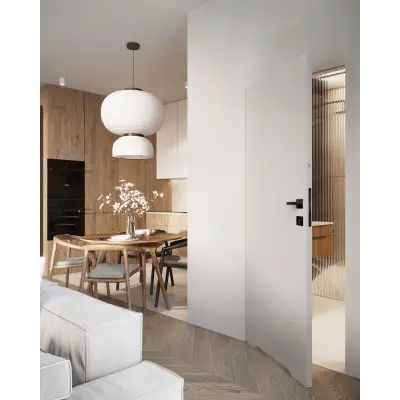 Drzwi ukryte Porta HIDE WC Bezprzylgowe (otwierane na zewnątrz) Lewe 70cm  plaster miodu, SPA1110L07LBPWAYU0H000